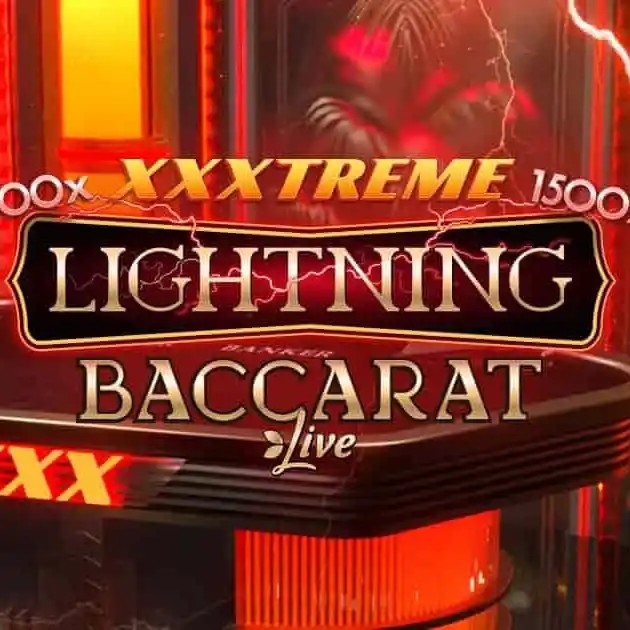 XXXtreme Lightning Baccarat slot visual from Evolution available on monro-casino-at.at